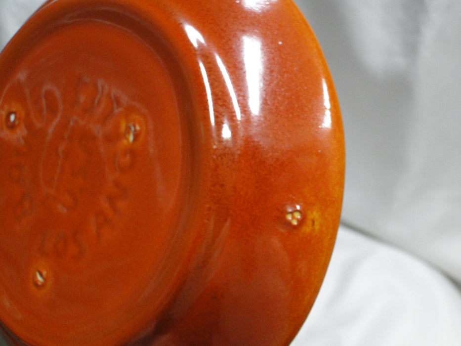 Bauer Ring Orange (Old): Cup & Saucer Set, 2 1/2" Tall, Round Handle