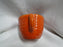 Bauer Ring Orange (Old): Cup & Saucer Set, 2 1/2" Tall, Round Handle