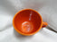 Bauer Ring Orange (Old): Cup & Saucer Set, 2 1/2" Tall, Round Handle