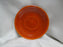 Bauer Ring Orange (Old): Cup & Saucer Set, 2 1/2" Tall, Round Handle