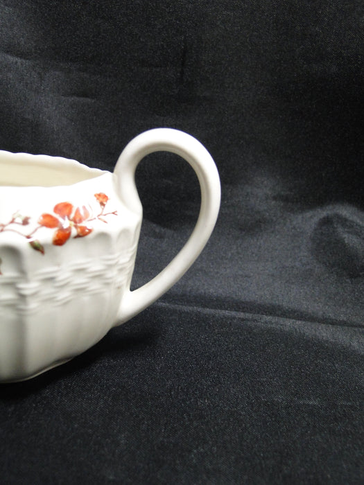 Spode Wicker Dale, Floral on Chelsea Wicker: Mini Creamer, As Is, 2 5/8" Tall