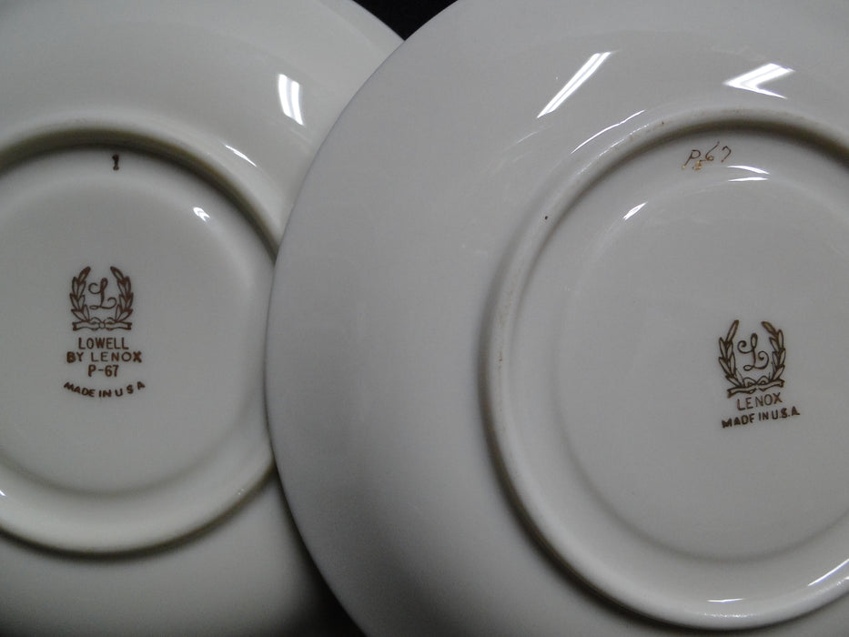 Lenox Lowell P67, Gold Encrusted Band: 5 3/4" Saucer (s) Only