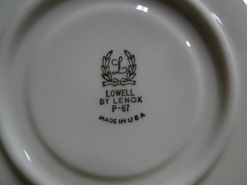 Lenox Lowell P67, Gold Encrusted Band: Cup & Saucer Set, 2 1/8" Tall