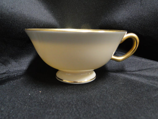 Lenox Lowell P67, Gold Encrusted Band: Cup & Saucer Set, 2 1/8" Tall
