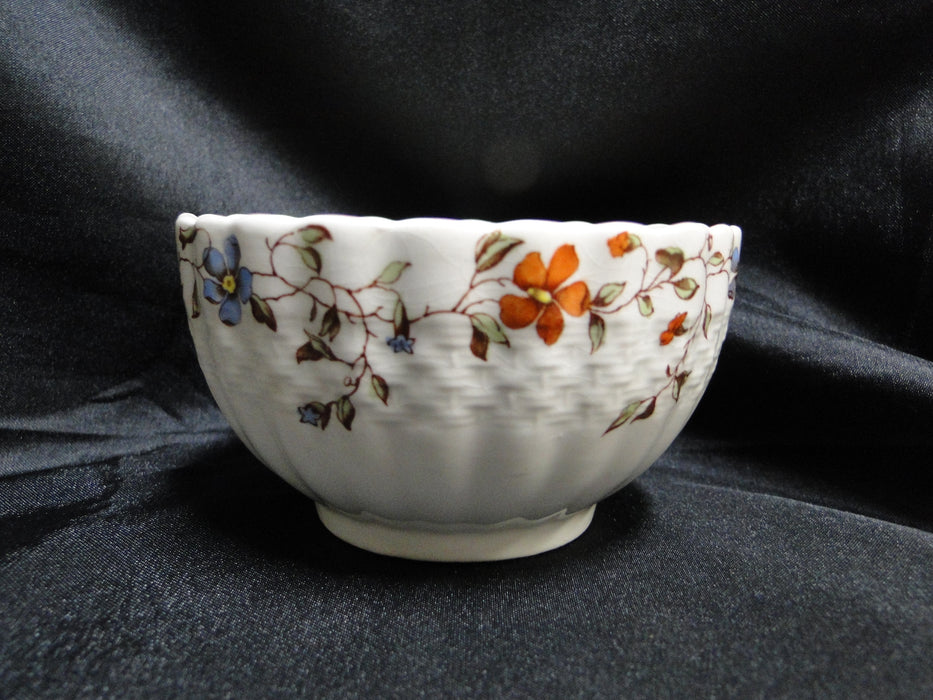Spode Wicker Dale, Floral on Chelsea Wicker: 2" Cup Only, No Saucer, Crazing