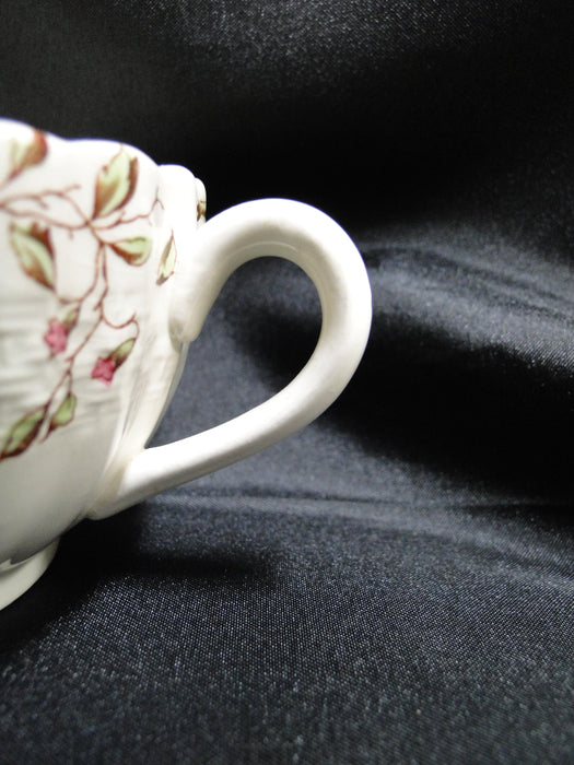 Spode Wicker Dale, Floral on Chelsea Wicker: 2" Cup Only, No Saucer, Crazing
