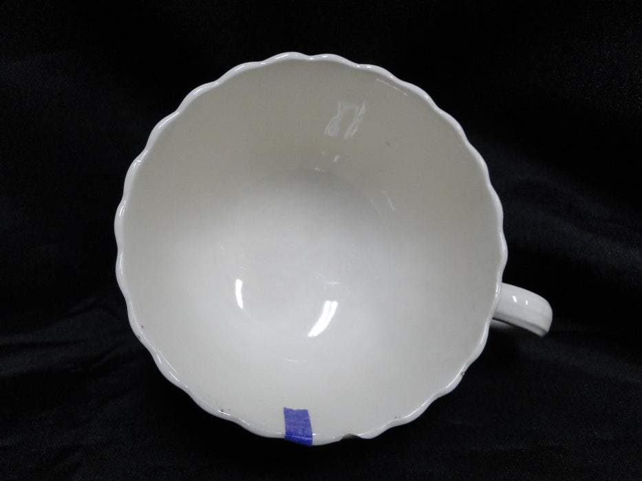 Spode Wicker Dale, Floral on Chelsea Wicker: 2" Cup Only, No Saucer, As Is