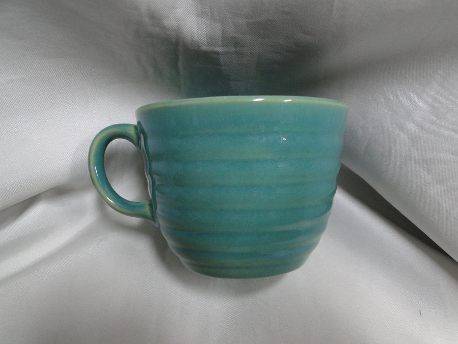 Bauer Ring Jade (Green)(Old): Cup & Saucer Set, 2 1/2" Tall, Round Handle