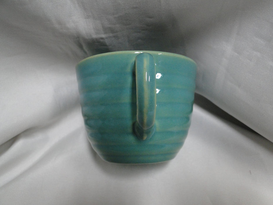 Bauer Ring Jade (Green)(Old): Cup & Saucer Set, 2 1/2" Tall, Round Handle