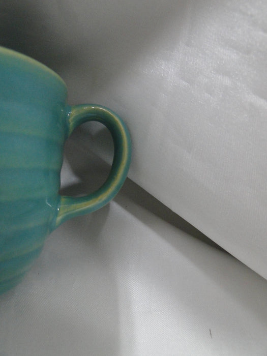 Bauer Ring Jade (Green)(Old): Cup & Saucer Set, 2 1/2" Tall, Round Handle