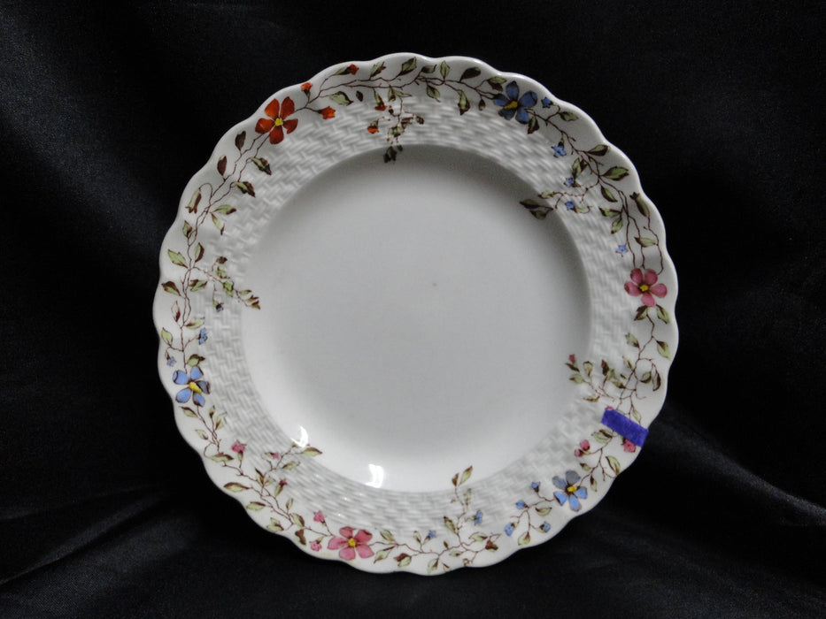 Spode Wicker Dale, Floral on Chelsea Wicker: Bread Plate, 6 1/2", Nick