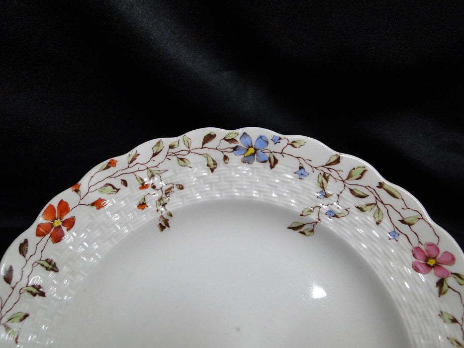 Spode Wicker Dale, Floral on Chelsea Wicker: Bread Plate, 6 1/2", Nick
