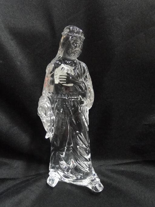 Waterford Crystal Millennium Nativity: Joseph, Missing Staff, 7 1/4" Tall