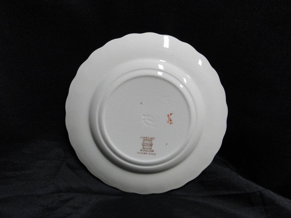 Spode Wicker Dale, Floral on Chelsea Wicker: Bread Plate (s), 6 1/2", Crazing