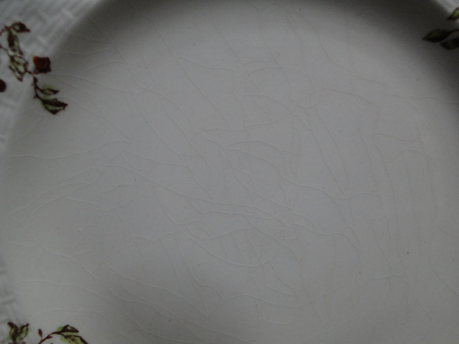 Spode Wicker Dale, Floral on Chelsea Wicker: Bread Plate (s), 6 1/2", Crazing