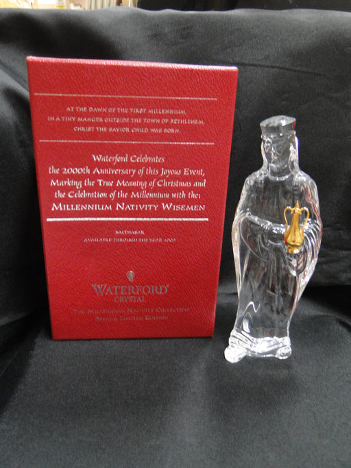 Waterford Crystal Millennium Nativity Figurine: Gaspar, 7 1/4" Tall