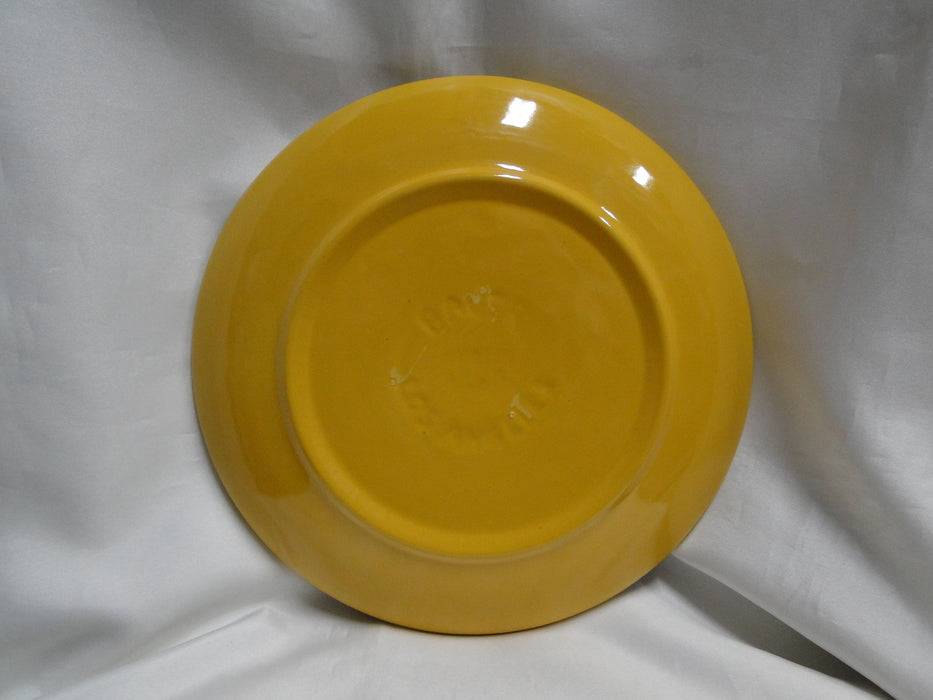 Bauer Ring Yellow (Old): Luncheon Plate, 9 3/8"
