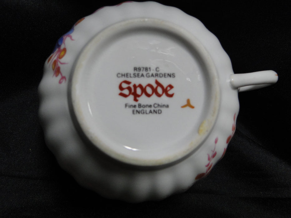 Spode Chelsea Garden, Multicolored Florals: Cup & Saucer Set, 2 1/8", As Is