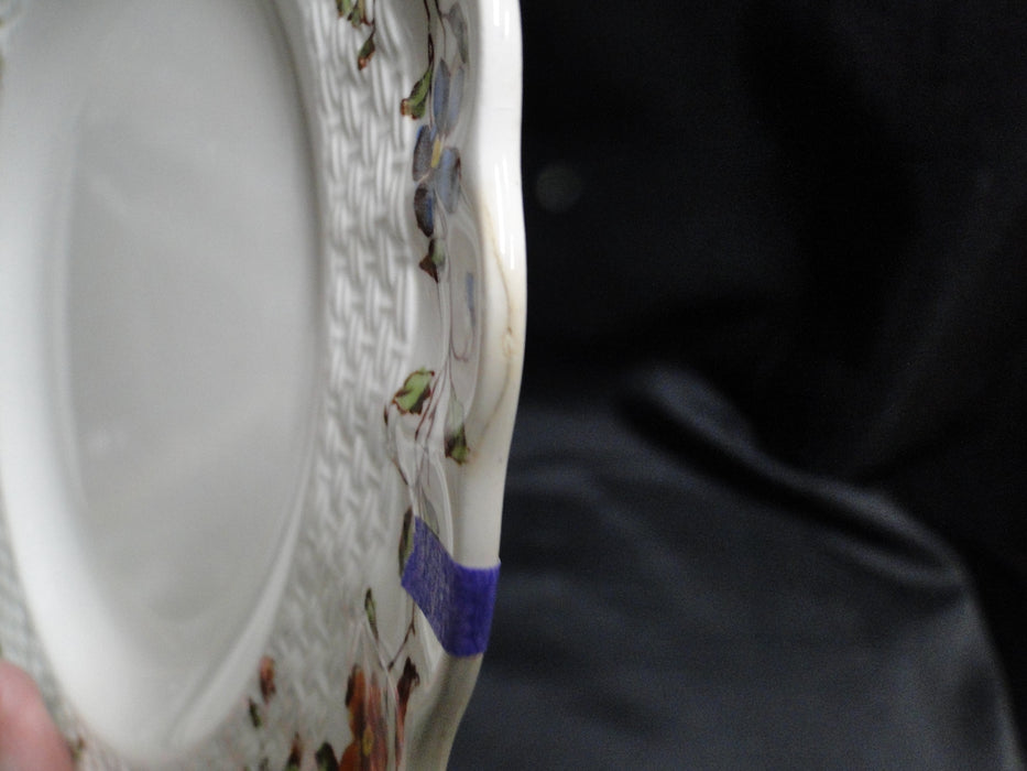Spode Wicker Dale, Floral on Chelsea Wicker: Salad Plate, 7 3/4", As Is