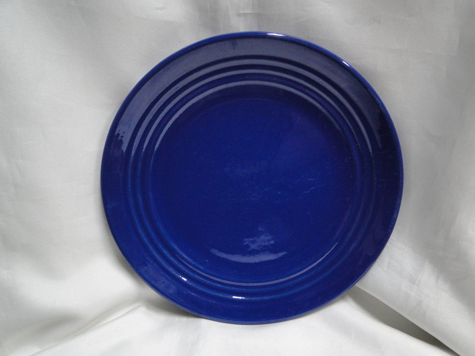 Bauer Ring Cobalt Blue (Old): Luncheon Plate, 9 3/8", Utensil Marks