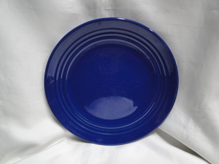 Bauer Ring Cobalt Blue (Old): Luncheon Plate, 9 3/8", Utensil Marks