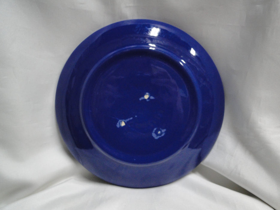 Bauer Ring Cobalt Blue (Old): Luncheon Plate, 9 3/8", Utensil Marks
