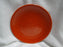 Bauer Ring Orange (Old): Luncheon Plate, 9 3/8", Utensil Marks
