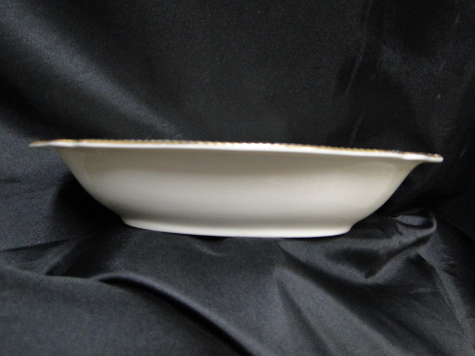Castleton Peony, Pink Flowers: Oval Serving Bowl, 11 1/8", As Is