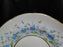 Coalport Harebell Turquoise, Flowers, Gold Trim: Bread Plate (s), 6 1/8"