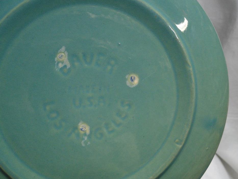 Bauer Ring Jade (Green) (Old): Luncheon Plate, 9 3/8", As Is