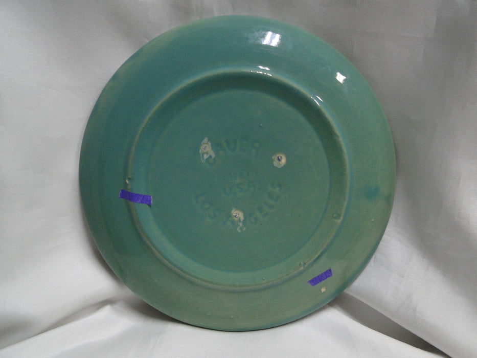 Bauer Ring Jade (Green) (Old): Luncheon Plate, 9 3/8", As Is
