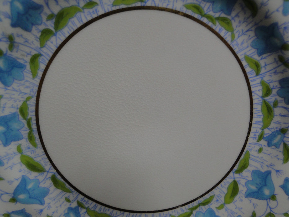 Coalport Harebell Turquoise, Flowers, Gold Trim: Bread Plate (s), 6 1/8" Crazing
