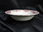 Crown Ducal Bristol Pink, Flowers & Birds: Cereal Bowl, 6 3/4", As Is