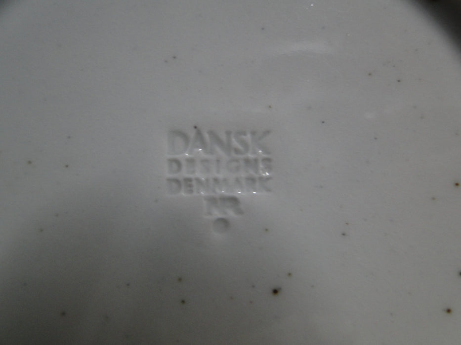 Dansk Brown Mist, Brown Trim, Speckles: 6 1/4 Saucer Only, Coupe Shape, As Is