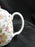 Minton Haddon Hall B1451, Floral Chintz, Green Trim: Teapot & Lid, 5 3/4"