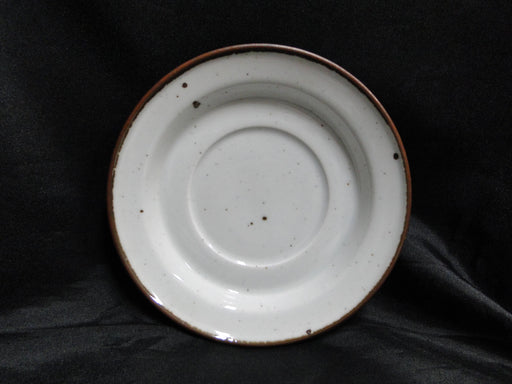 Dansk Brown Mist, Brown Trim, Speckles: 6 1/4 Saucer Only, Rim Shape, As Is