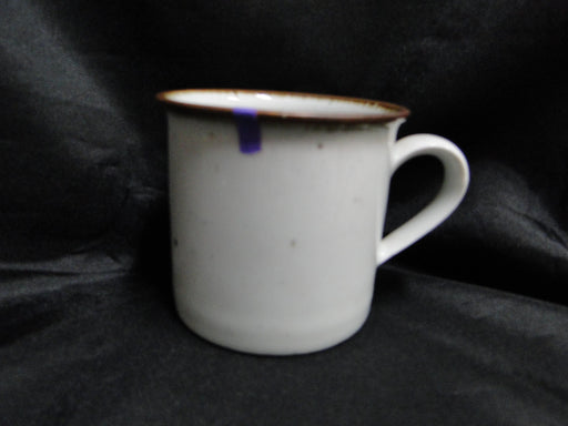 Dansk Brown Mist, Brown Trim, Speckles: Cup Only, 3", As Is