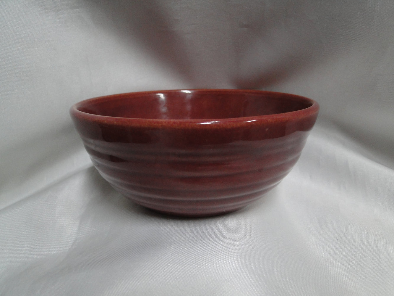 Ring Burgundy (Old), Bauer: Fruit Bowl, 5" x 2 1/8" Tall