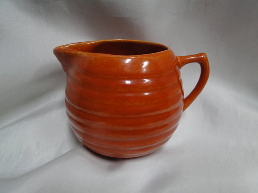 Ring Orange, Bauer: Creamer / Cream Pitcher, 3 1/4" Tall