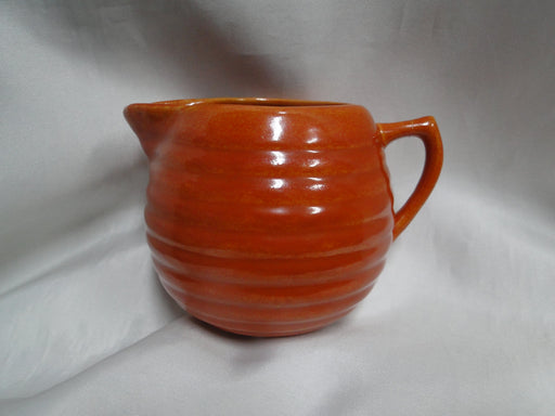 Ring Orange, Bauer: Creamer / Cream Pitcher, 3 1/4" Tall
