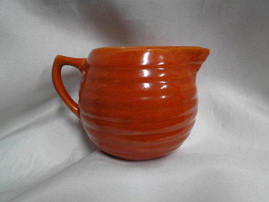 Ring Orange (Old), Bauer: Creamer / Cream Pitcher, 3 1/4" Tall