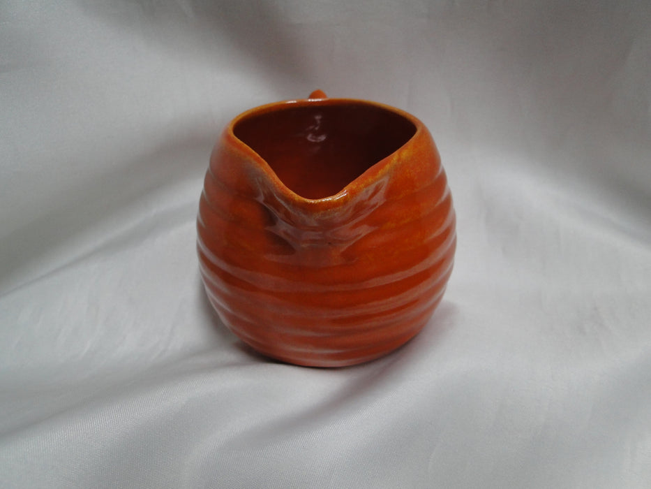 Ring Orange (Old), Bauer: Creamer / Cream Pitcher, 3 1/4" Tall