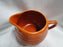 Ring Orange (Old), Bauer: Creamer / Cream Pitcher, 3 1/4" Tall