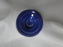 Ring Cobalt Blue, Bauer: Sugar Bowl & Lid, 4" Tall, Flaw
