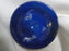 Ring Cobalt Blue, Bauer: Sugar Bowl & Lid, 4" Tall, Flaw