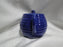 Ring Cobalt Blue, Bauer: Sugar Bowl & Lid, 4" Tall, Flaw