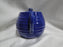 Ring Cobalt Blue, Bauer: Sugar Bowl & Lid, 4" Tall, Flaw