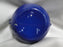 Ring Cobalt Blue, Bauer: Sugar Bowl & Lid, 4" Tall, Flaw