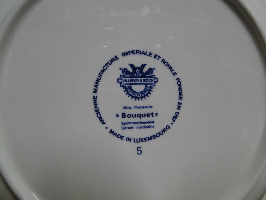 Villeroy & Boch Bouquet, Flowers, Insects: Rim Soup Bowl (s) #5, 9" x 1.5"