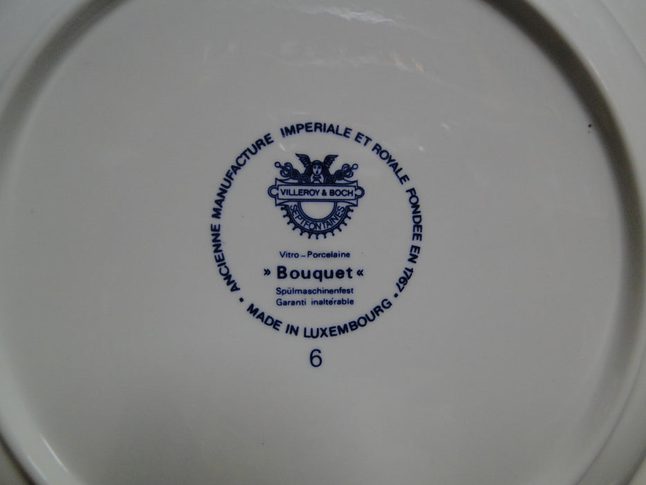 Villeroy & Boch Bouquet, Flowers, Insects: Rim Soup Bowl (s) #6, 9" x 1.5"